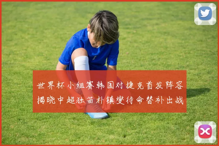 世界杯小组赛韩国对捷克首发阵容揭晓中超独苗朴镇燮待命替补出战